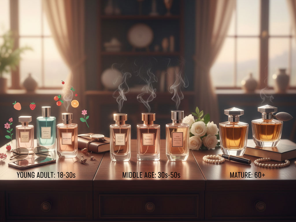راهنمای انتخاب عطر بر اساس سن راهنمای انتخاب عطر بر اساس سن
